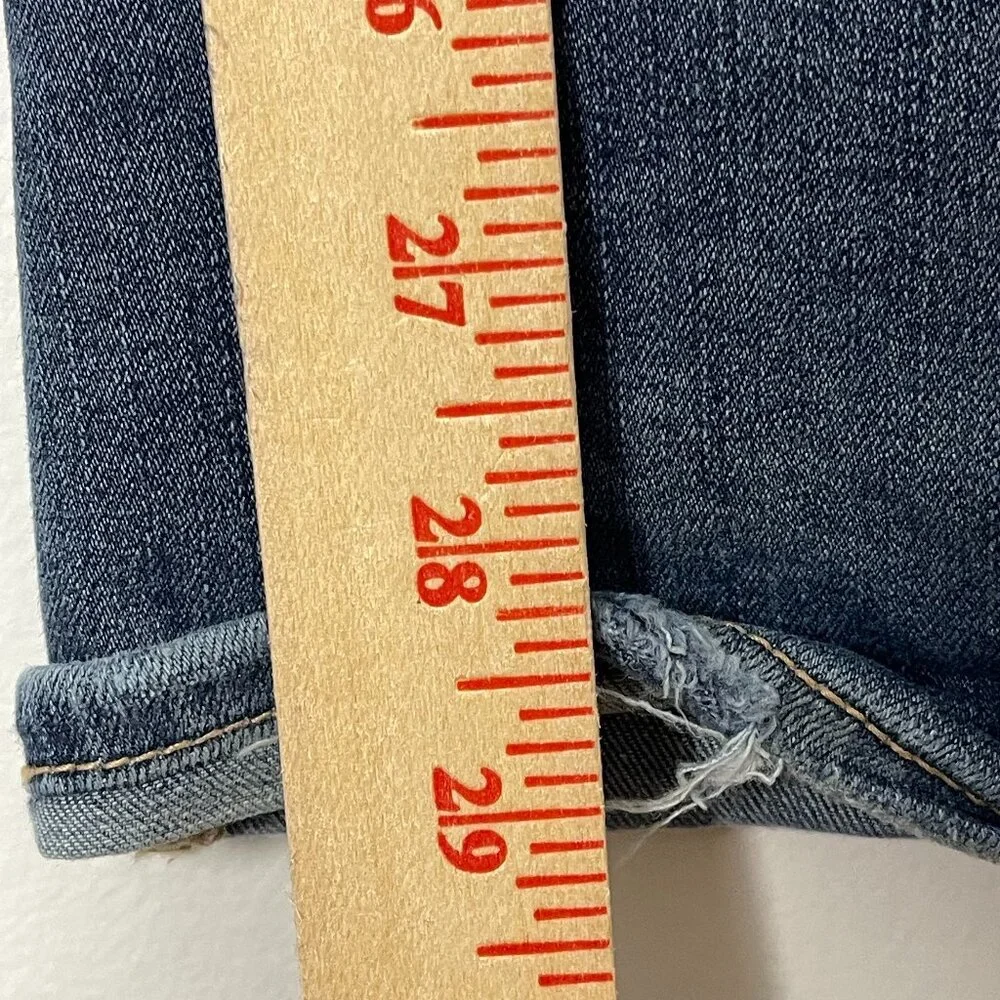 American Eagle Outfitters Jeans Women's SZ 12 Blue Denim Kick Boot SUPER STRETCH - Picture 13 of 13